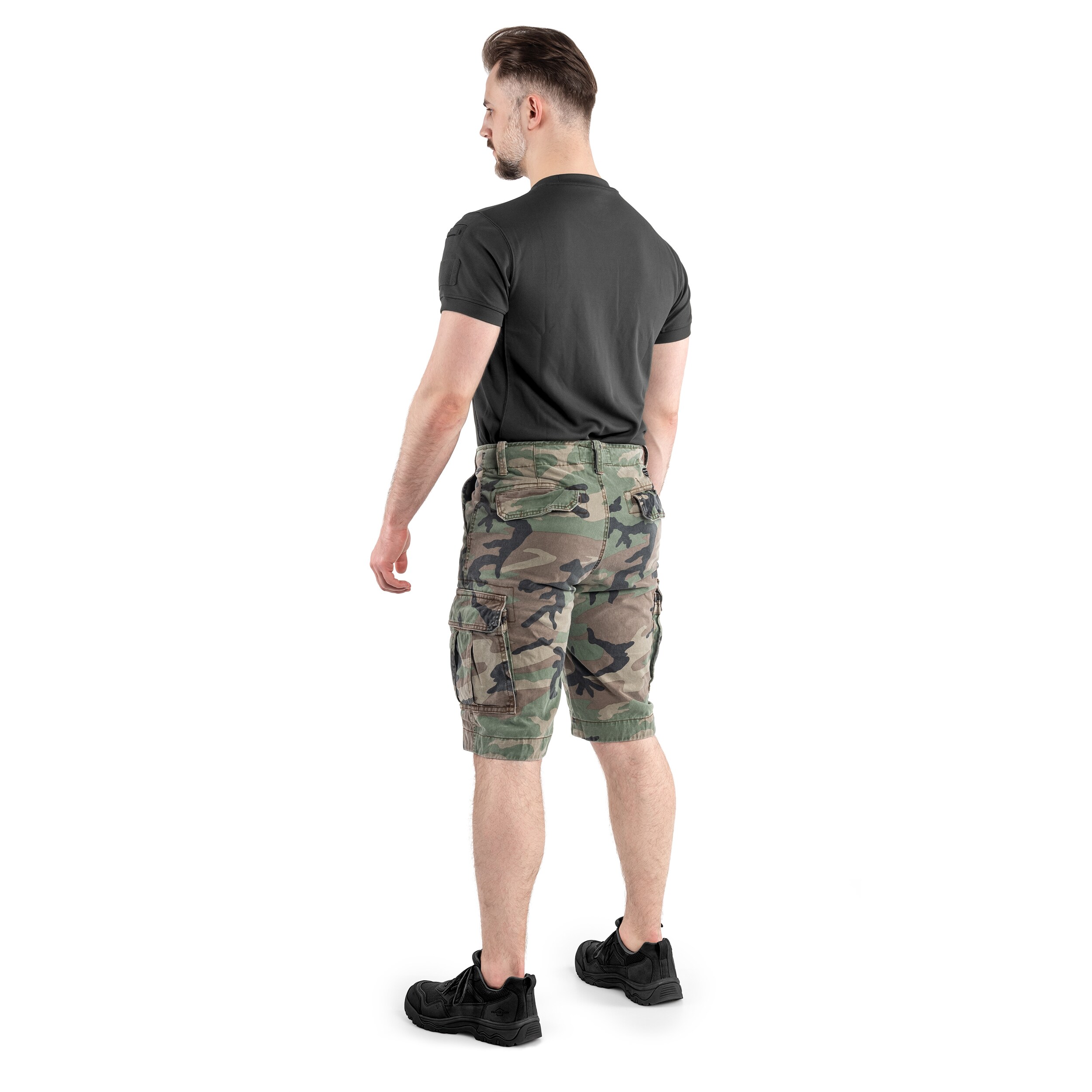 Шорти Mil-Tec Vintage Prewash - Woodland