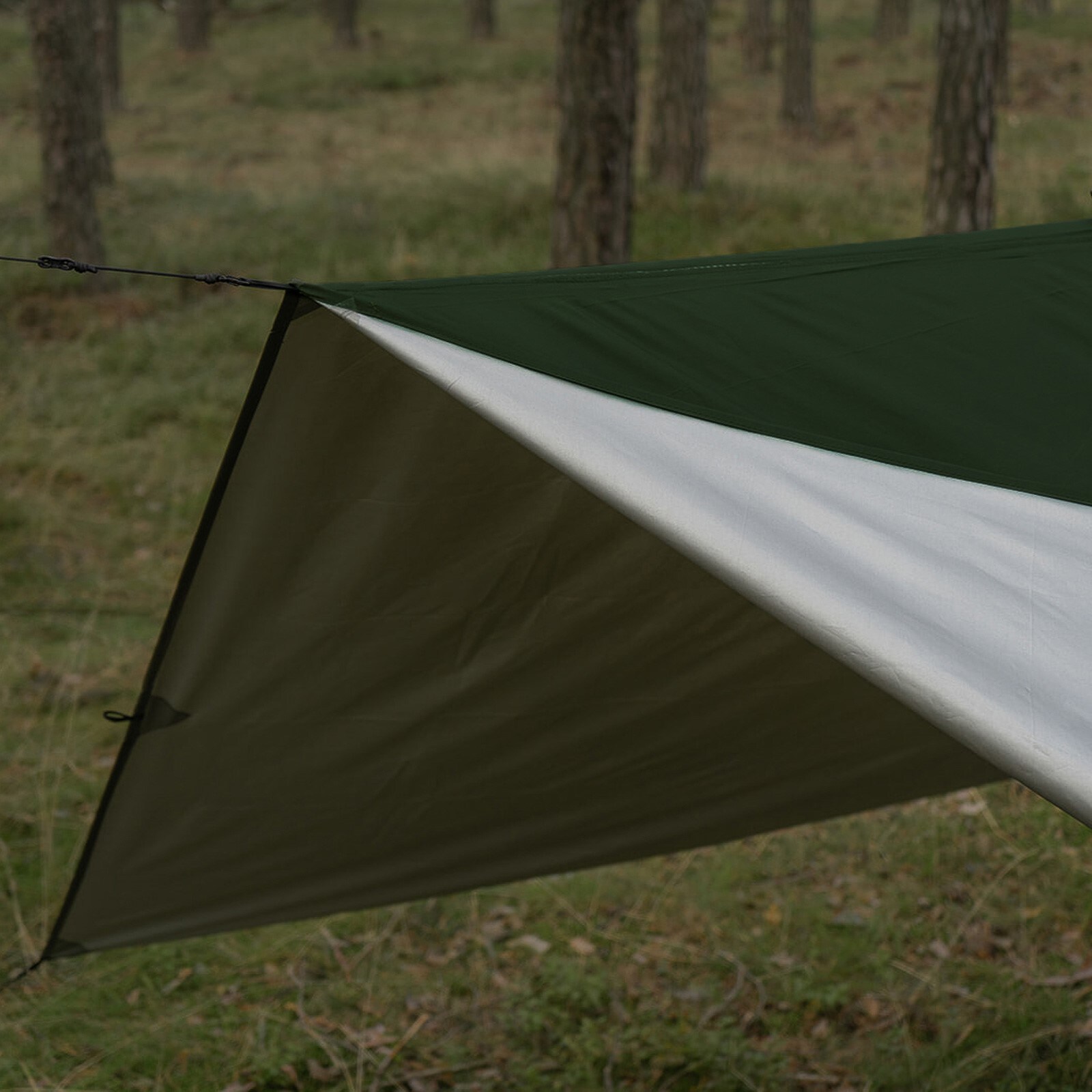 Płachta biwakowa TigerWood Termo Tarp 3 x 2 m - Green