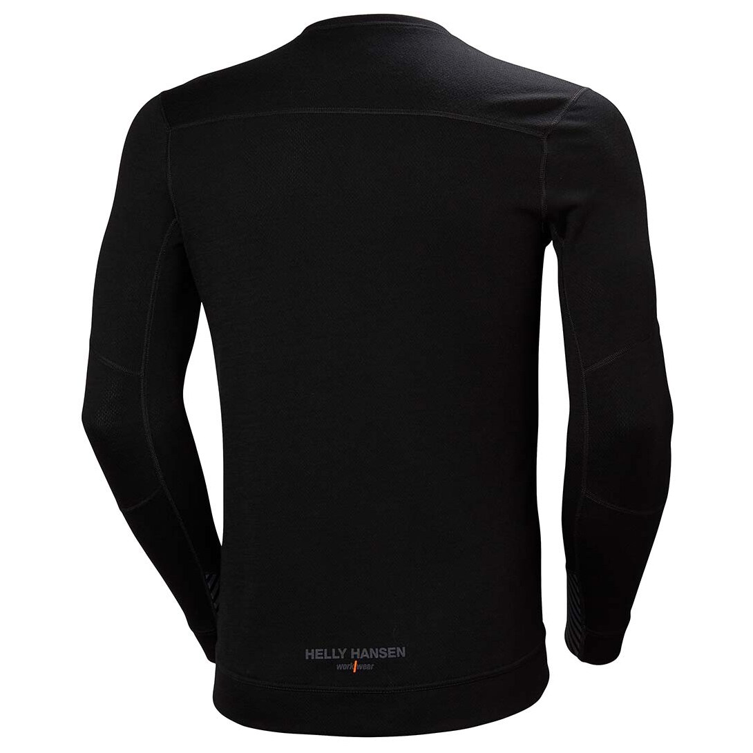 Термоактивна футболка Helly Hansen Lifa Merino Crewneck - Black