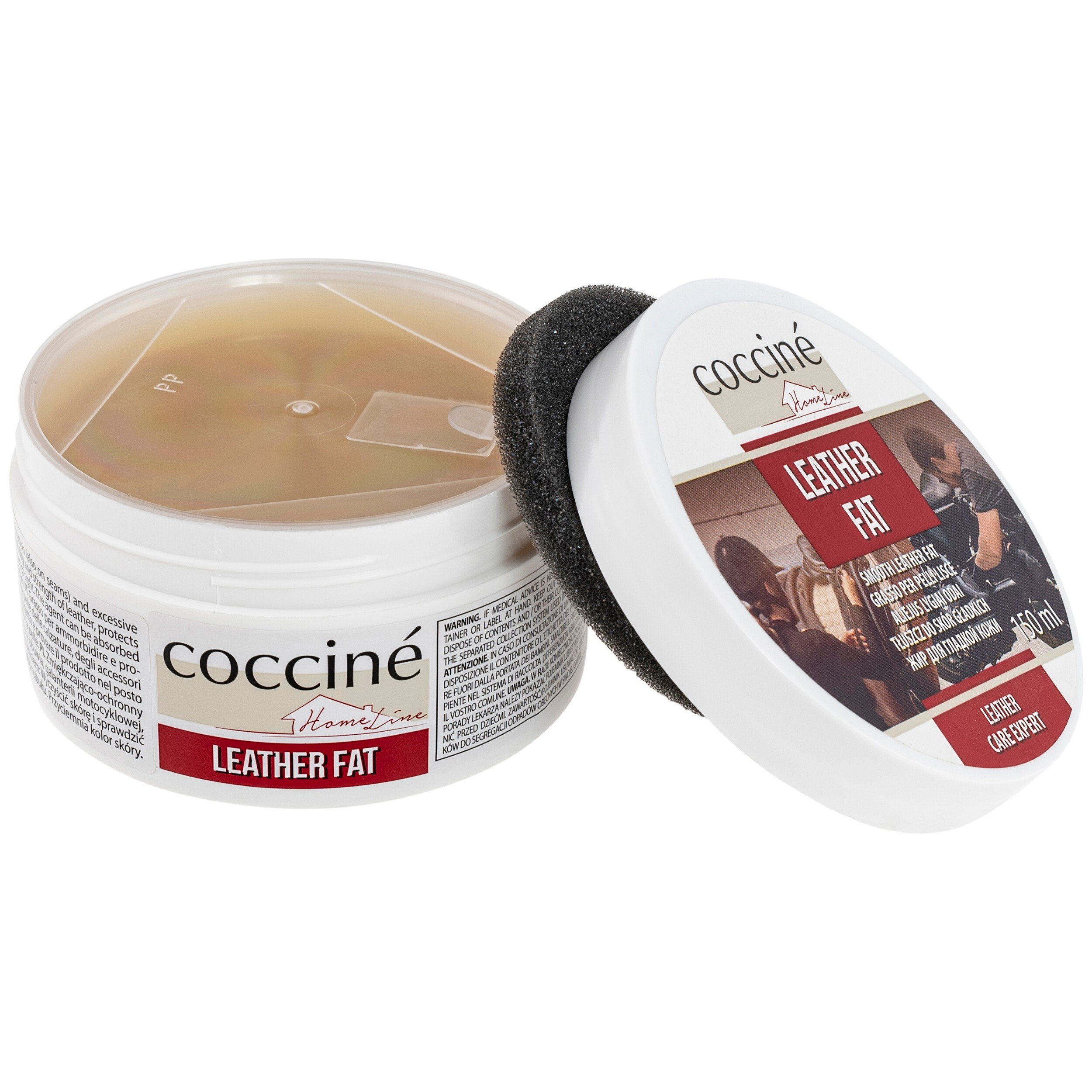 Tłuszcz ochronny Coccine Home Line Leather Fat 150 ml - Bezbarwny