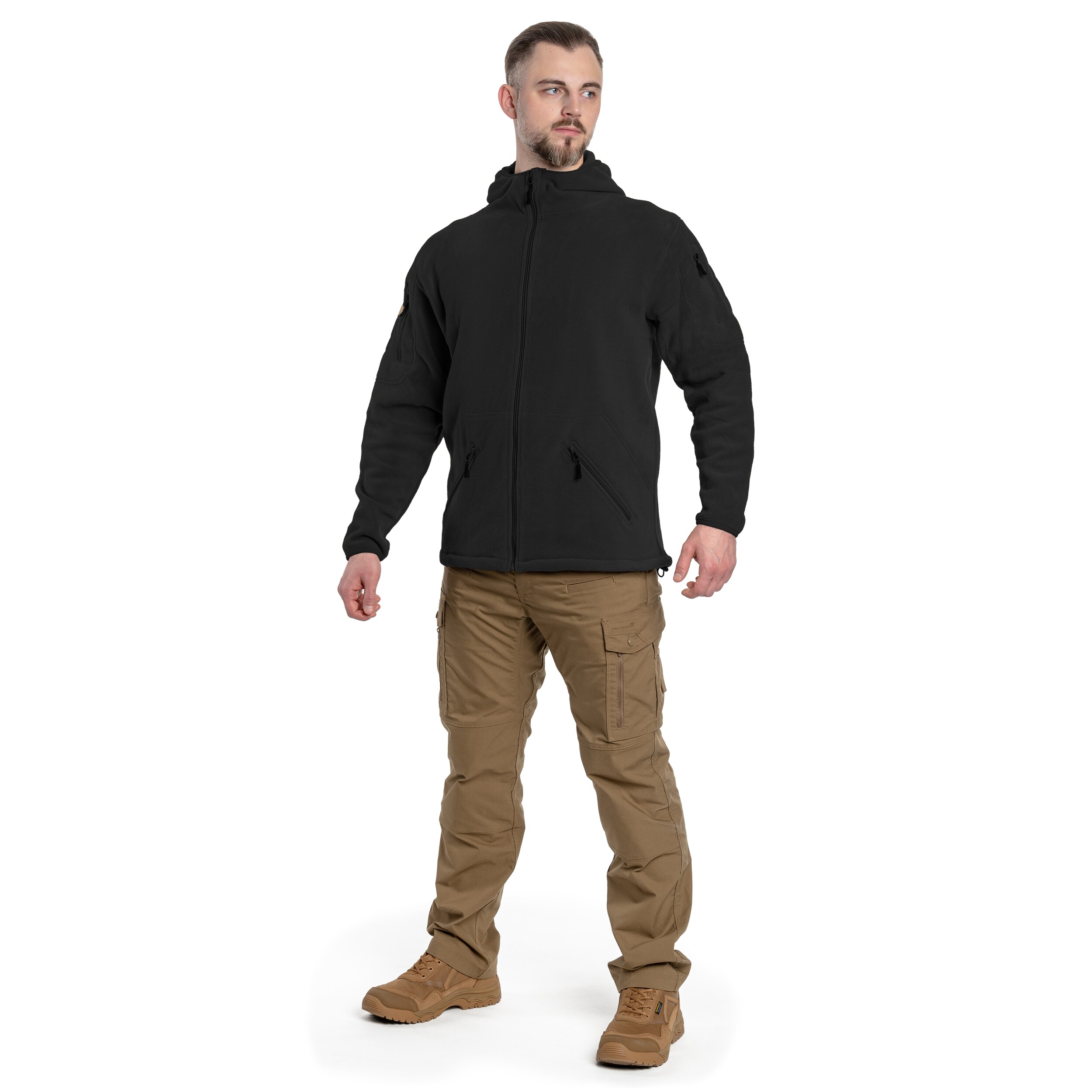 Флісова кофта MFH Tactical - Black