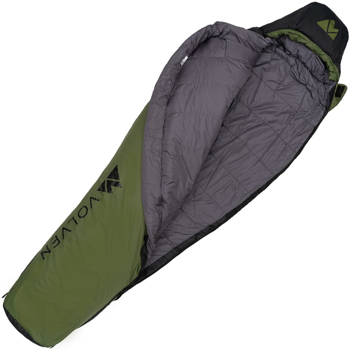 Спальний мішок Volven Expedition Оливковий - правий