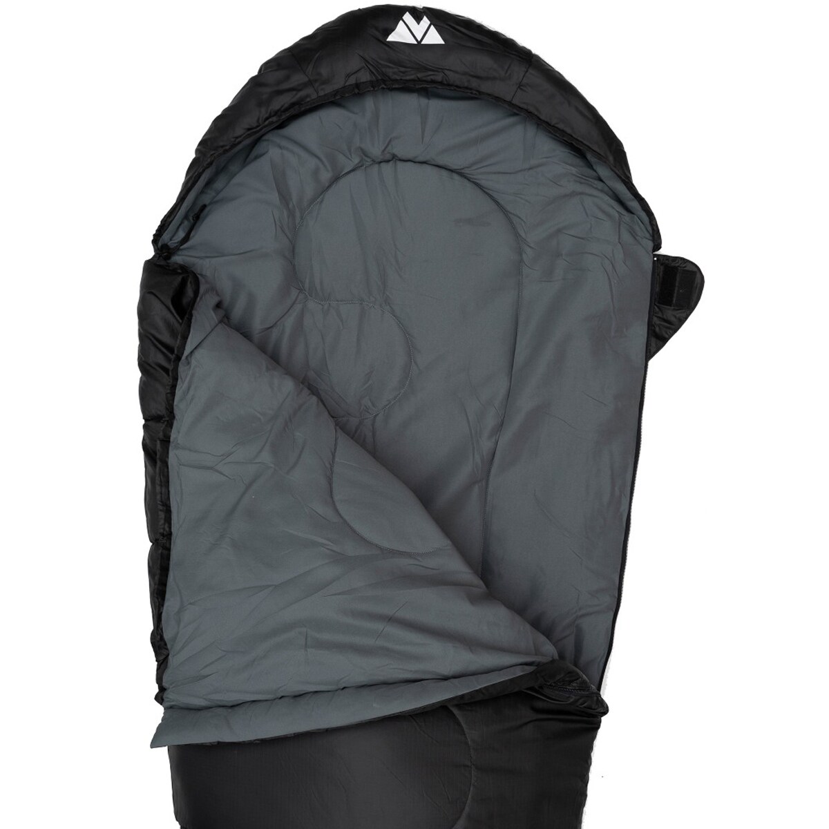 Спальний мішок Volven Traveller Чорний - лівий