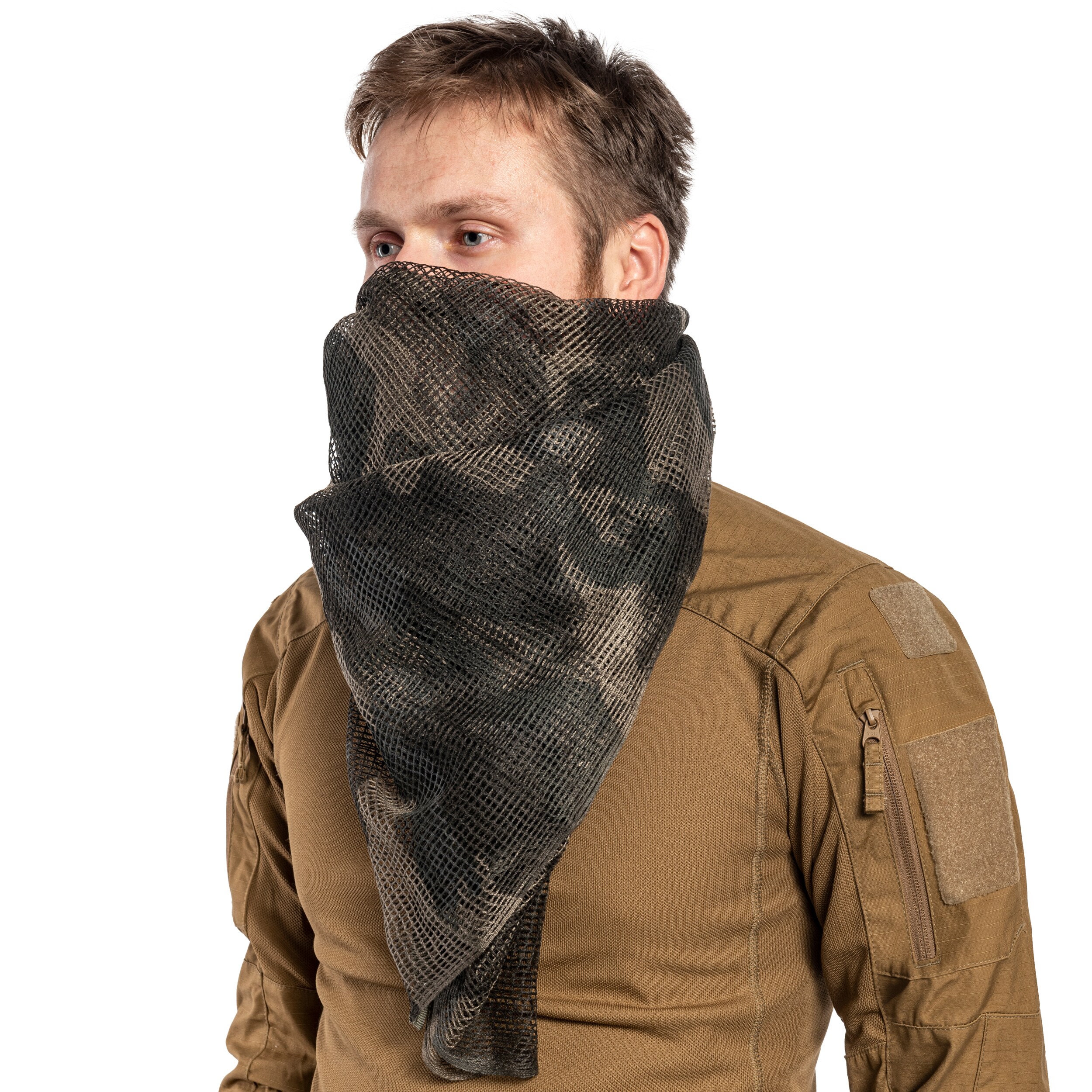 Персональна маскувальна сітка Brandit Commando Net Scarf - Dark Camo