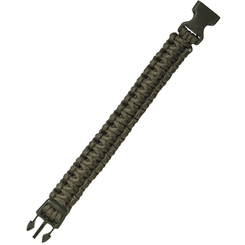 Браслет Paracord Mil-Tec пряжка 22 мм - Olive