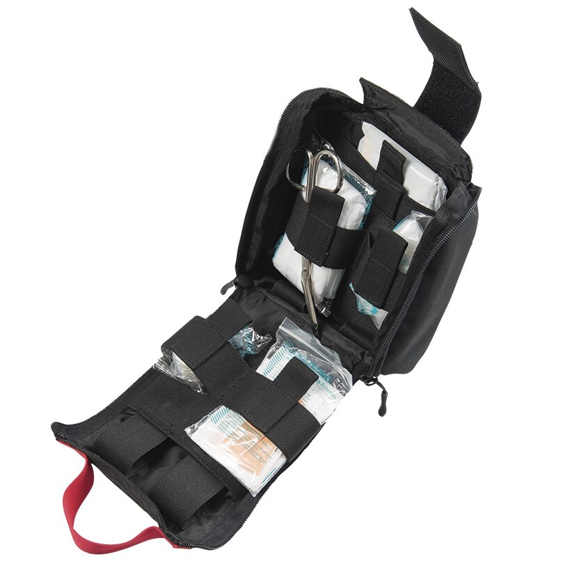 Аптечка Mil-Tec IFAK Laser Cut з аксесуарами - чорна