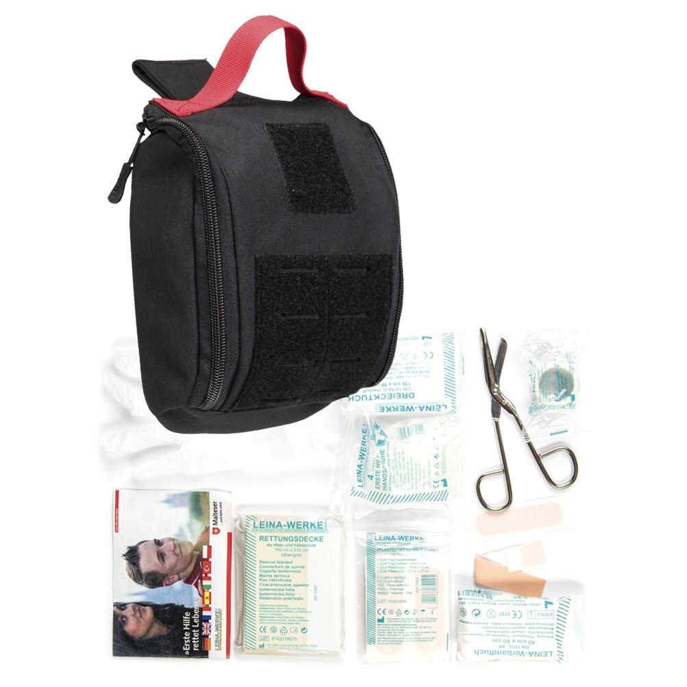 Аптечка Mil-Tec IFAK Laser Cut з аксесуарами - чорна