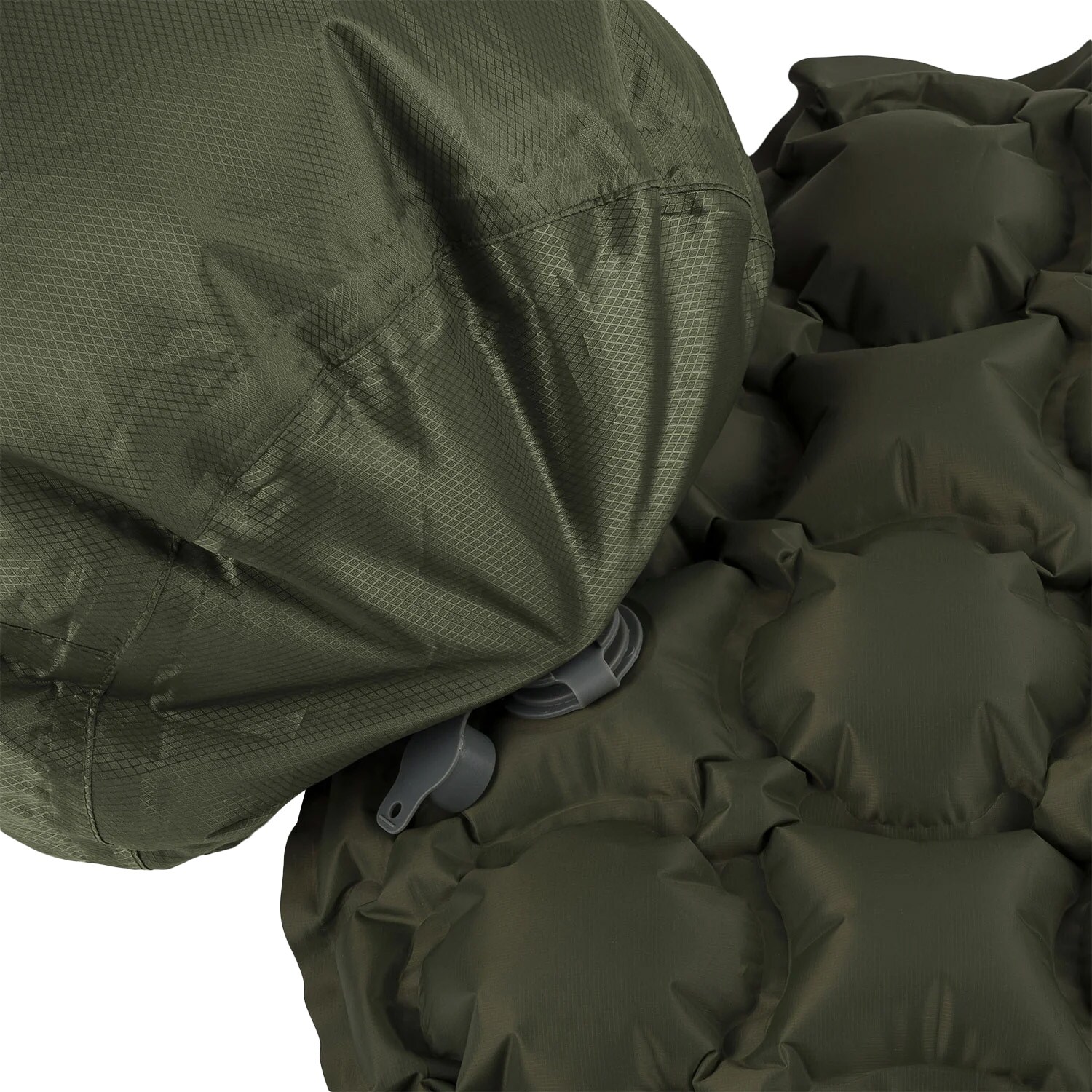 Водонепроникний мішок-насос Highlander Outdoor Lightweight Puff Sack Inflation 20 л - Olive