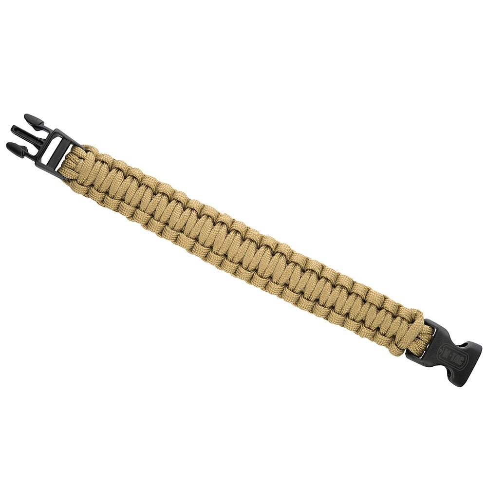 Bransoletka Paracord M-Tac klamra - Coyote