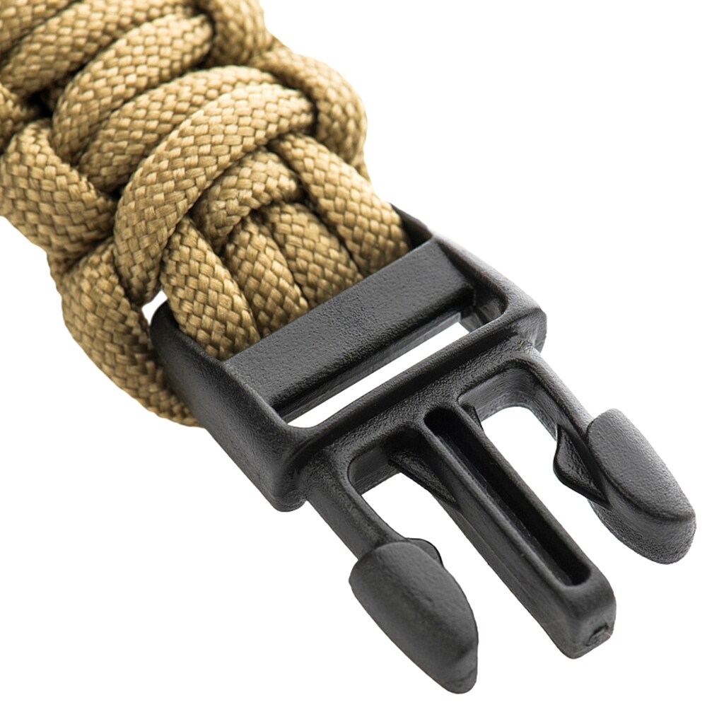 Bransoletka Paracord M-Tac klamra - Coyote