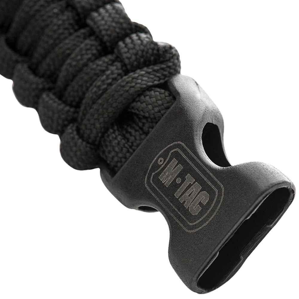 Bransoletka Paracord M-Tac klamra - Black