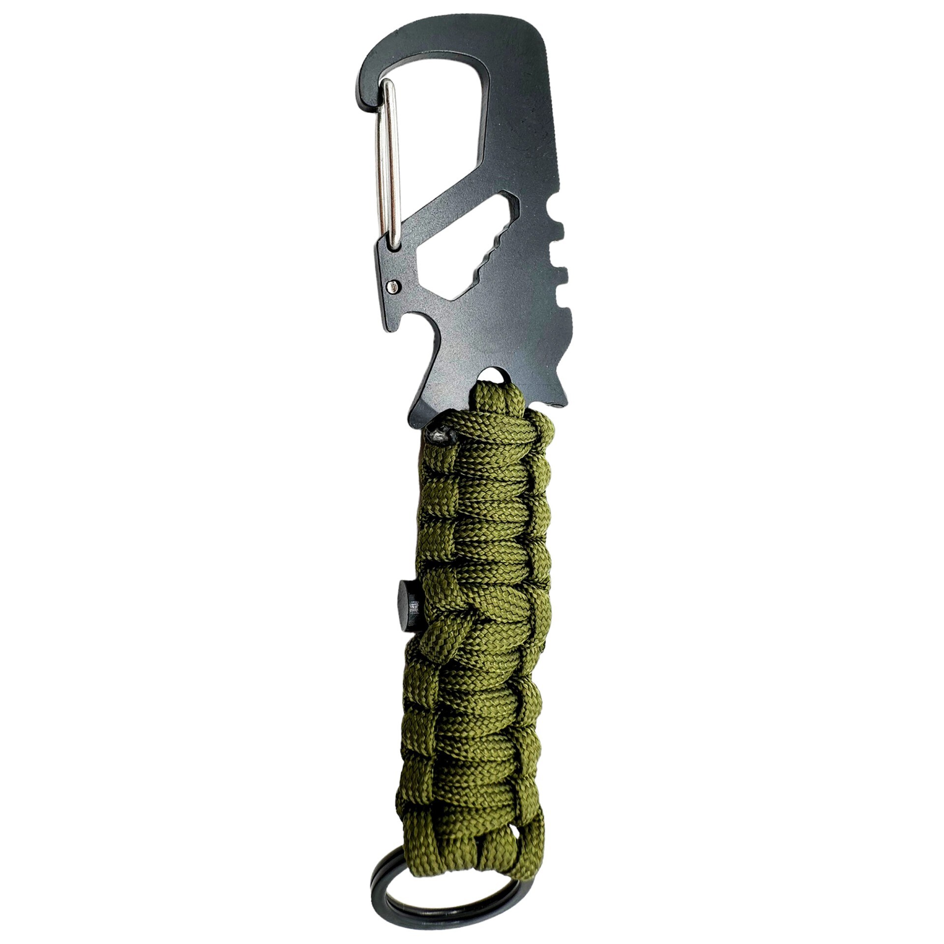 Брелок JB Tacticals карабін paracord 8в1 з кресалом - Green