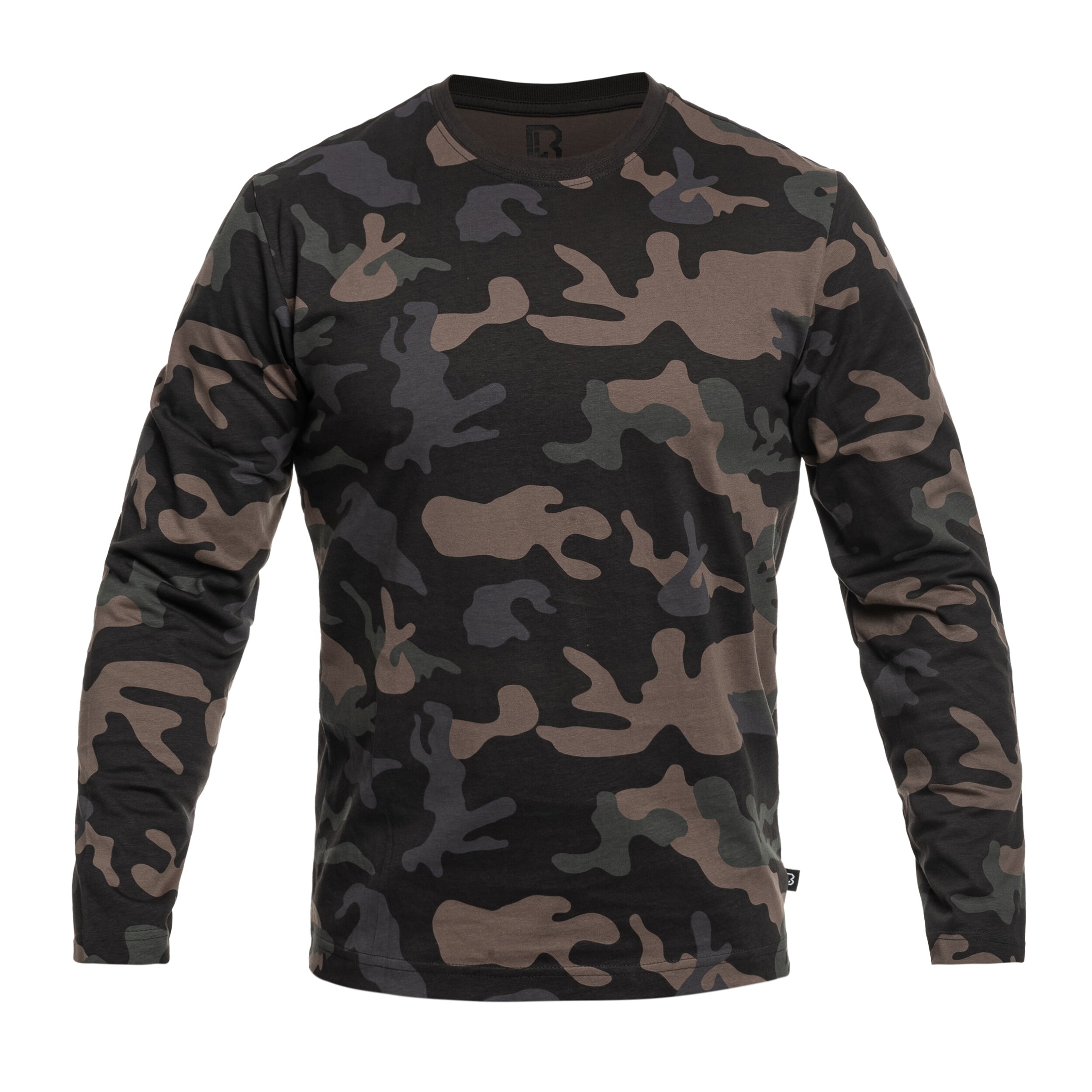 Футболка Brandit Premium Long Sleeve Shirt - Dark Camo