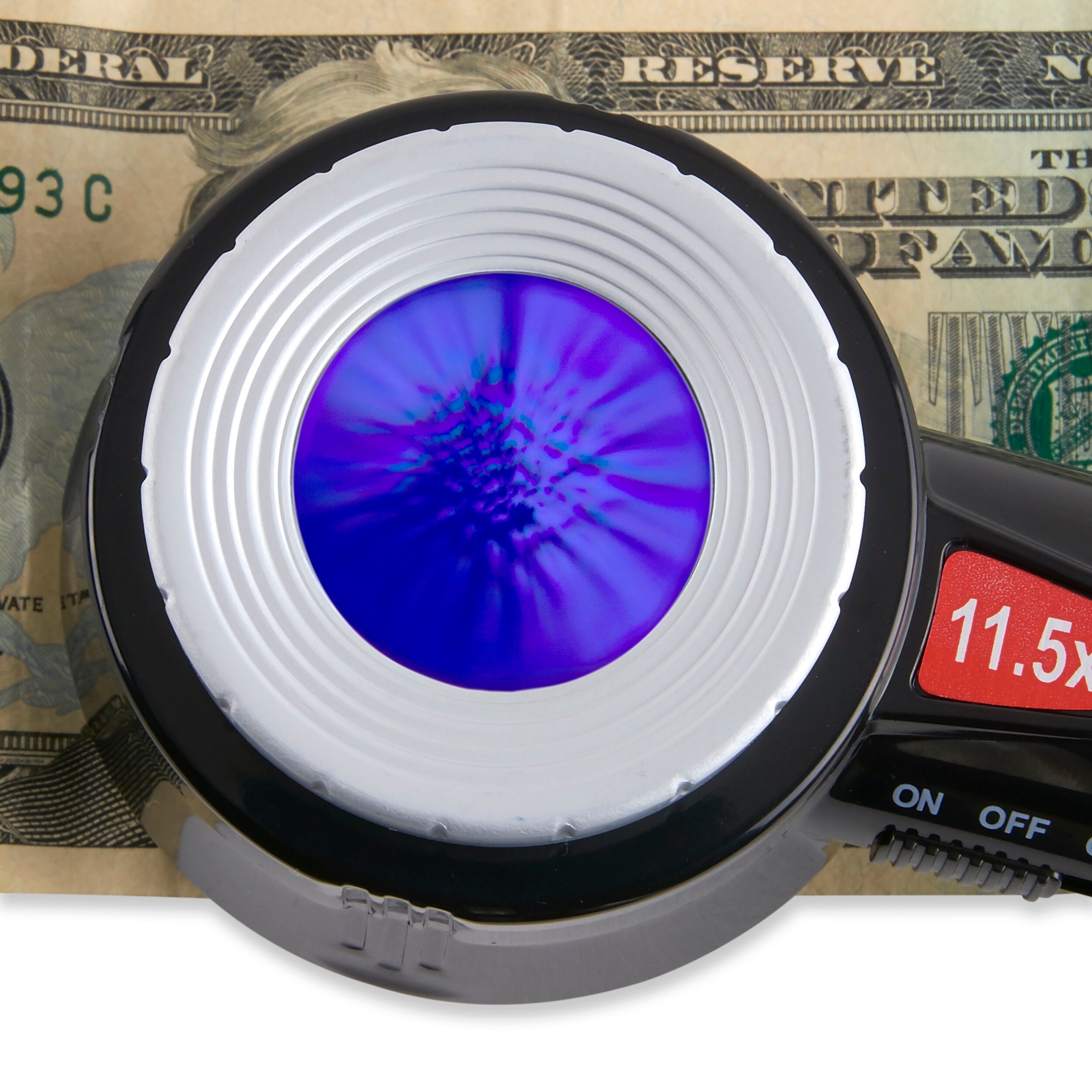 Лупа Carson MeasureLoupe 11,5x з підсвічуванням LED/UV