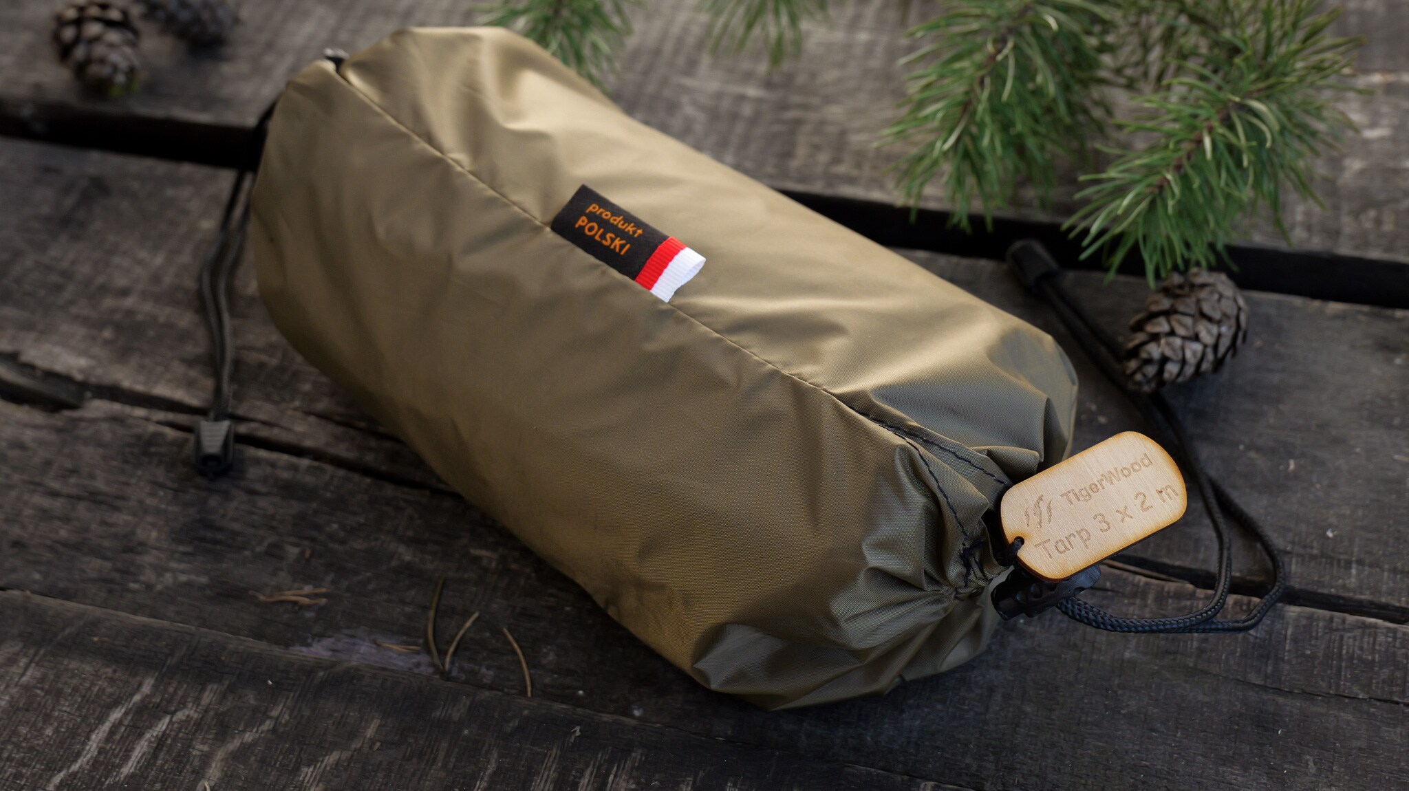 Тент TigerWood Tarp T2 3 x 2 м - Khaki