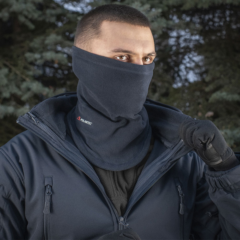 Анатомічний бафф M-Tac Polartec зі стягувачем - Dark Navy Blue