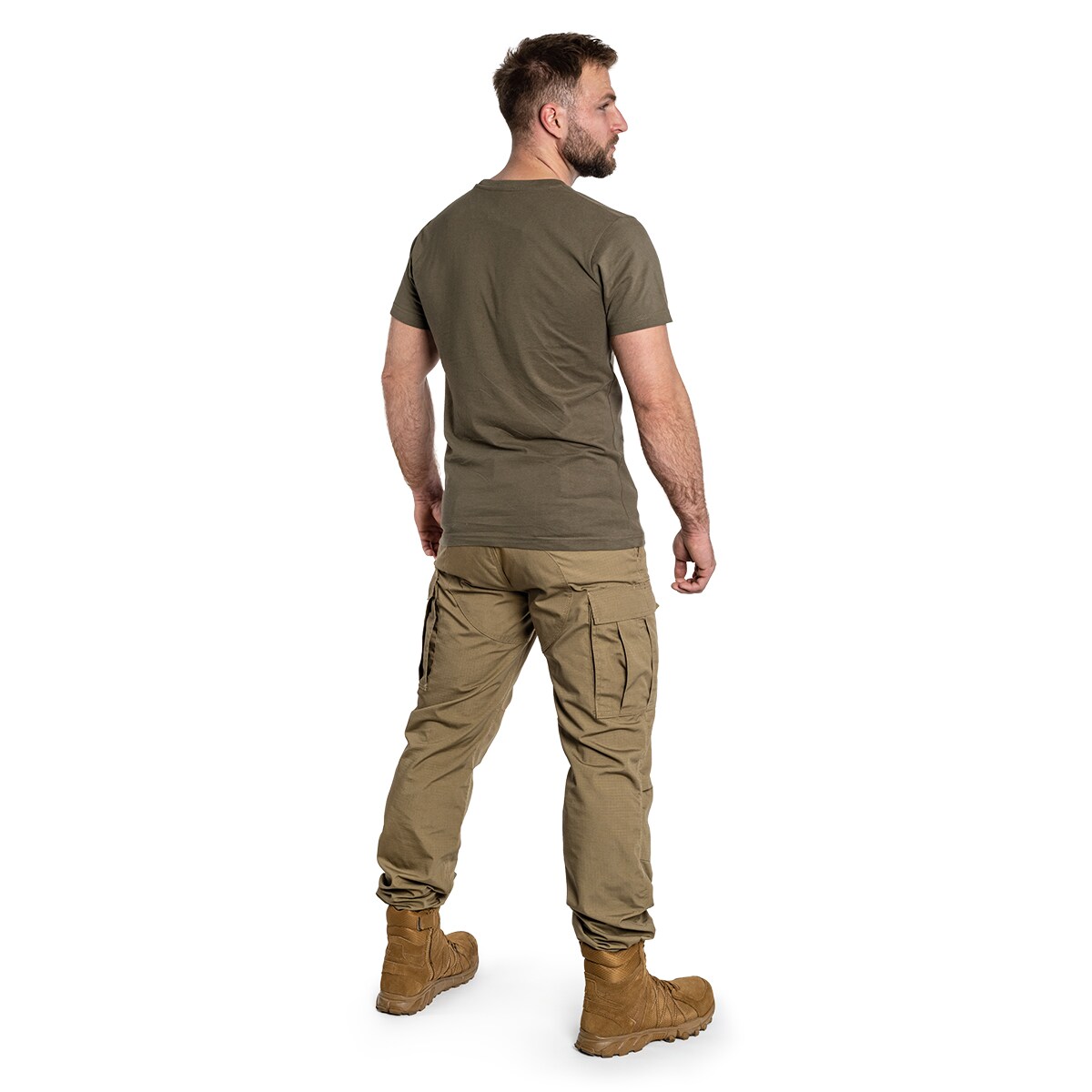 Футболка T-Shirt Voyovnik Fight Like Ukrainians - Olive