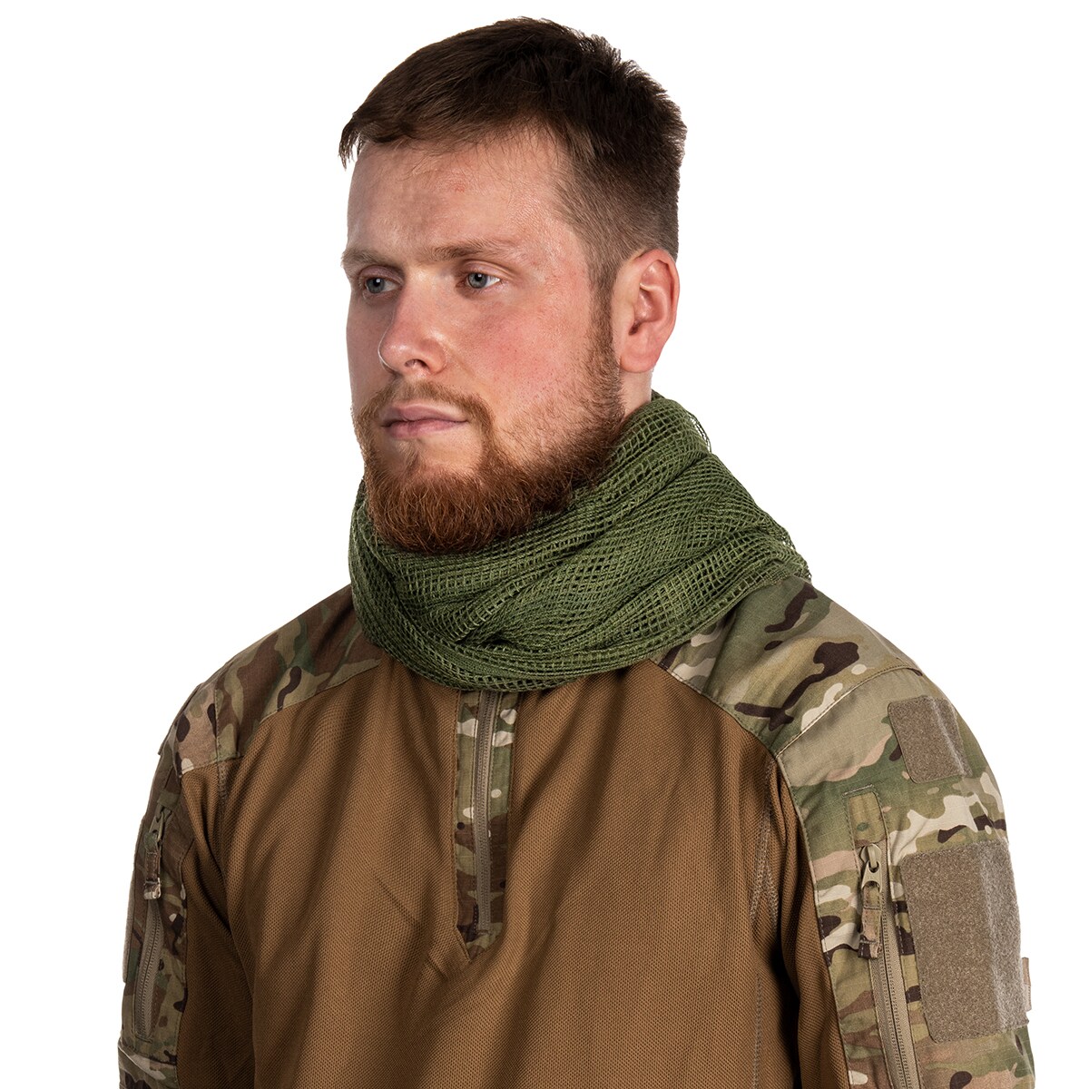 Персональна маскувальна сітка Brandit Commando Net Scarf - Olive 
