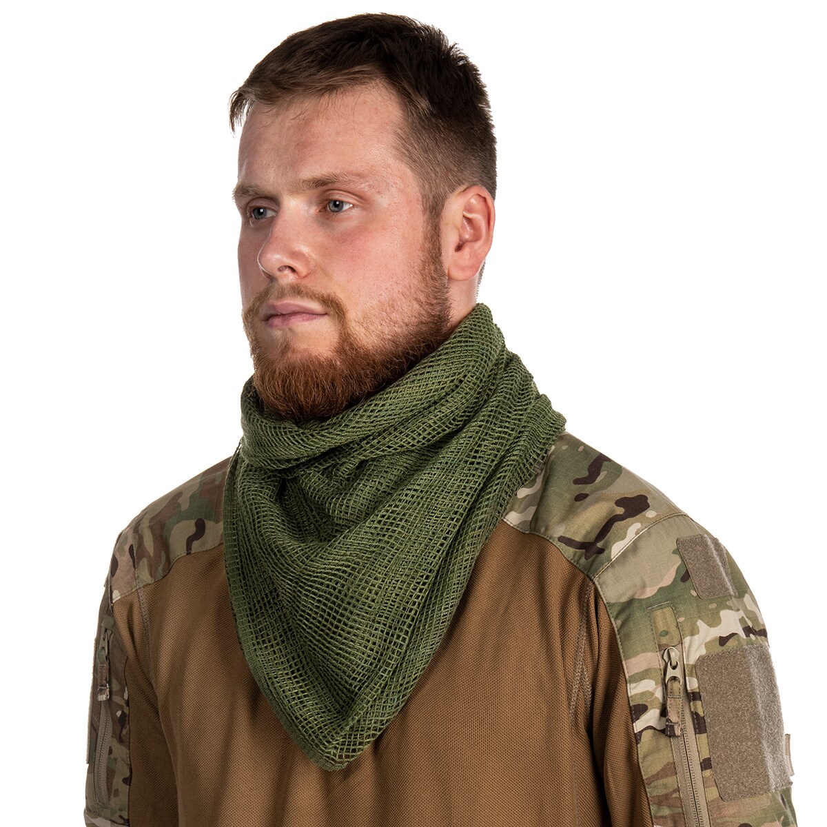 Персональна маскувальна сітка Brandit Commando Net Scarf - Olive 
