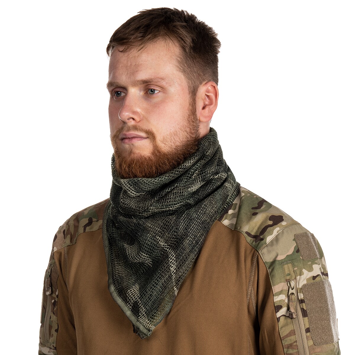 Персональна маскувальна сітка Brandit Commando Net Scarf - Woodland
