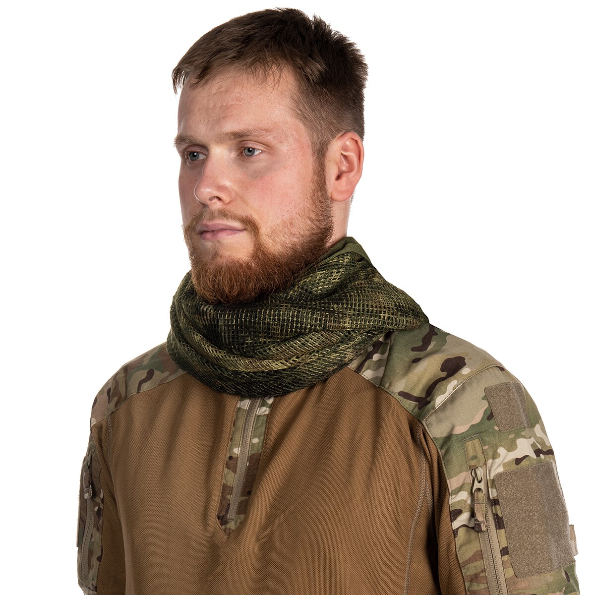Персональна маскувальна сітка Brandit Commando Net Scarf - Flecktarn