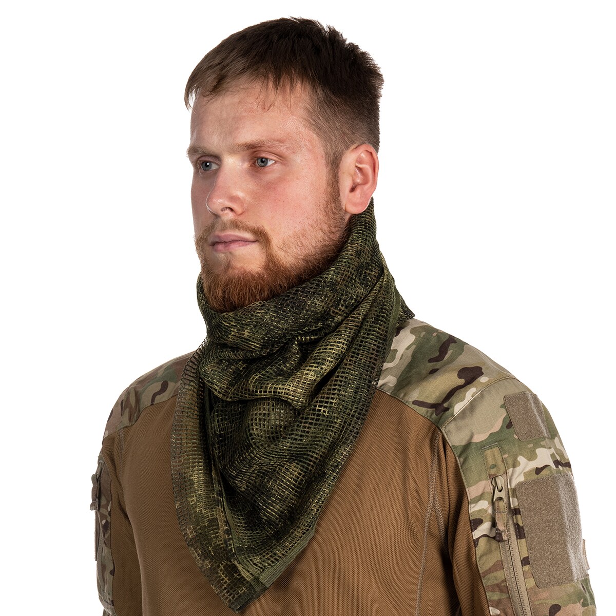 Персональна маскувальна сітка Brandit Commando Net Scarf - Flecktarn