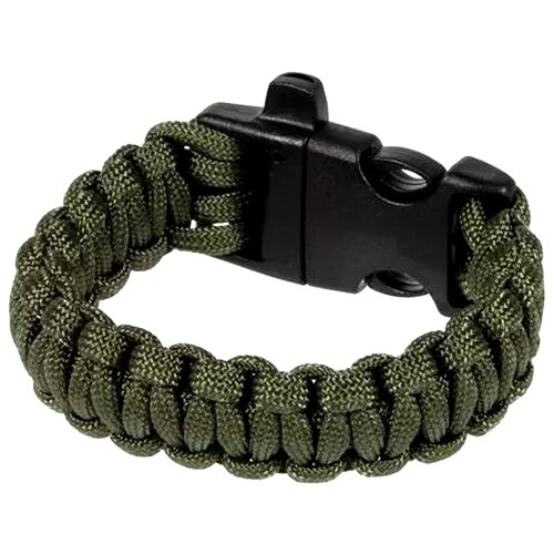 Браслет Paracord Element пряжка зі свистком - Olive Drab