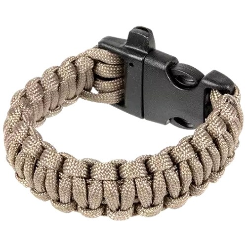 Браслет Paracord Element пряжка зі свистком - Grey