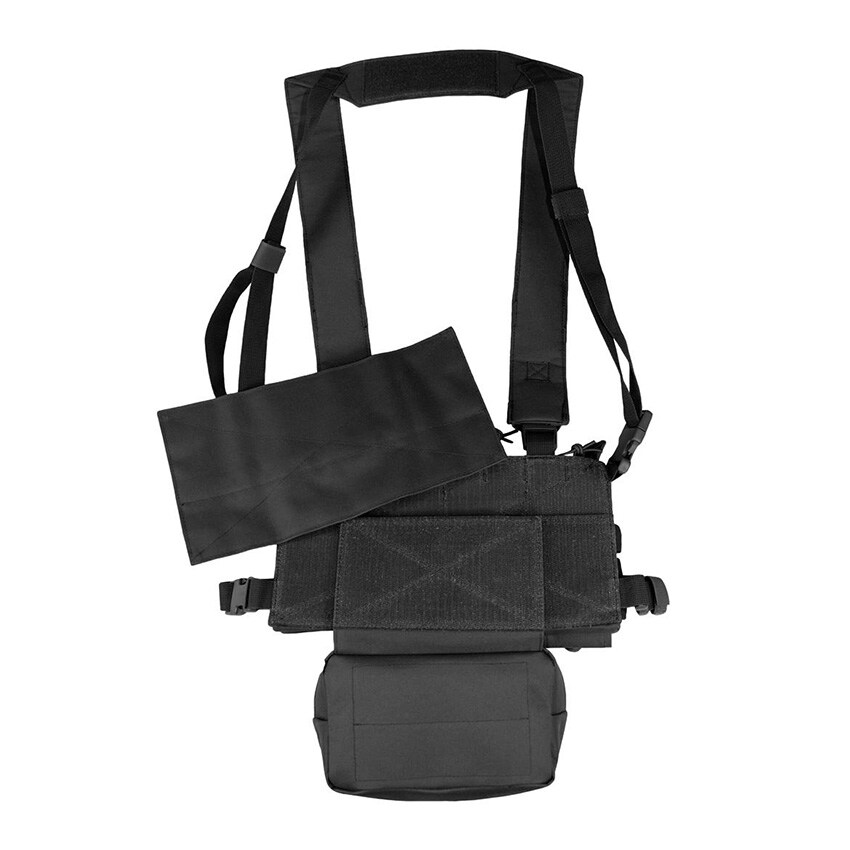 Ремінно-плечова система Camo Military Gear Storm Chest Rig - Чорна