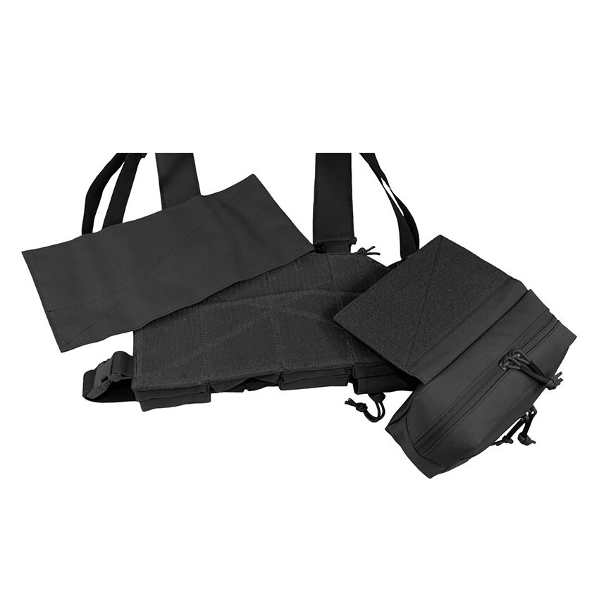 Ремінно-плечова система Camo Military Gear Storm Chest Rig - Чорна