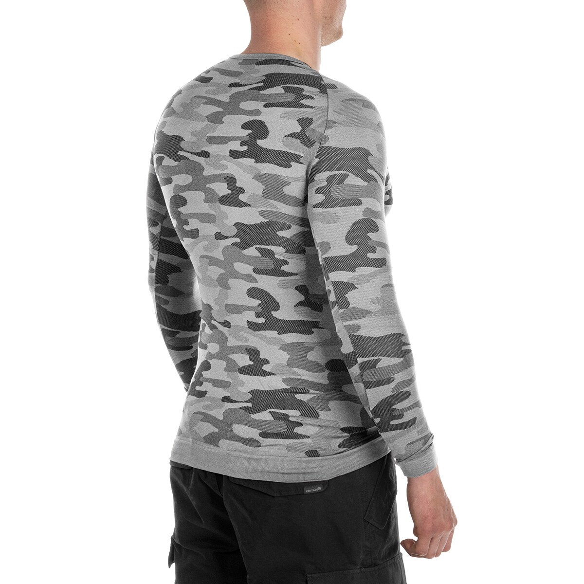 Термоактивна футболка з довгим рукавом Sesto Senso Thermo Active - Urban Camo