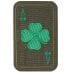 Naszywka M-Tac Szczęśliwa Karta - Ranger Green