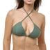 Strój kąpielowy damski - góra - Military Gym Wear Bikini Amazona Swim - Khaki