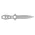 Nóż rzutka MFH Fox Outdoor Stainless Steel Silver