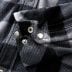 Сорочка Brandit Jeff Fleece Long Sleeve - Black/Grey