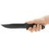 Ніж Mil-Tec Combat Knife Rubber Handle - Black 