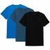 Футболка T-shirt 4F TTSHM536 Синій Глибокий Чорний Denim - 3 шт.