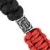 Brelok M-Tac Temblak Loopy Snake Scandinavian Silver - Black/Red