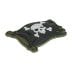 Naszywka M-Tac Jolly Roger 3D PVC - Olive/Black