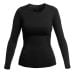 Жіноча термоактивна футболка Brubeck Comfort Wool - Чорна