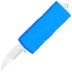 Nóż sprężynowy CobraTec OTF Money Clip Dagger - Blue