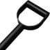 Загартована саперна лопата Swagier S8 V2 - Black
