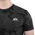 Koszulka T-shirt Alpha Industries Basic Small Logo - Black Camo