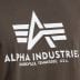 Футболка T-Shirt Alpha Industries Basic - Black/Olive