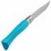 Nóż składany Opinel No.7 Colorama Inox blister - Cyan Blue
