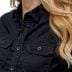 Жіноча сорочка Brandit Vintageshirt Long Sleeve - Black