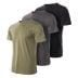 Koszulka T-shirt Magnum Basic 3 szt. - Olive/Forged Iron/Black