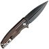 Nóż składany Bestech Knives Fin Black Stonewash - Black/Orange/Beige