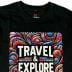 Koszulka T-shirt Voyovnik Travel & Explore - Czarna