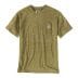 Koszulka T-shirt Carhartt Workwear Pocket - True Olive/Snow Heather